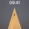Serene Apex Wallpaper with Golden Light Veins wallpaper for iPhone, iPad & Mac