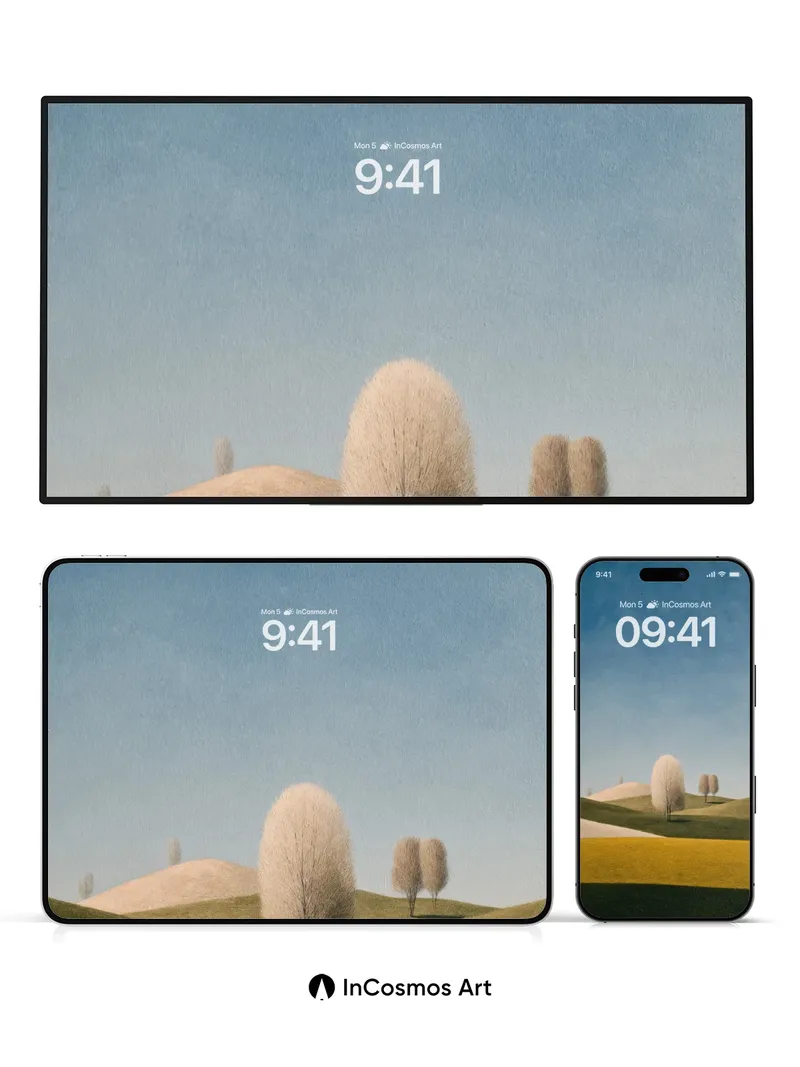 Serenity Ridge Wallpaper with Whispering Trees