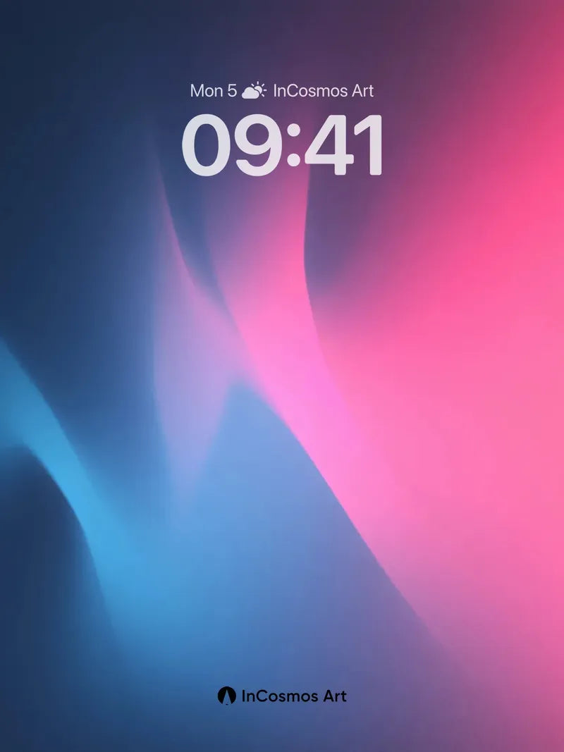 Neon Pulse Wallpaper with Ethereal Flow