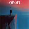 Silent Edge Wallpaper with Crimson Horizon wallpaper for iPhone, iPad & Mac
