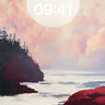 Serenity Moonrise Wallpaper with Crimson Cliffs wallpaper for iPhone, iPad & Mac