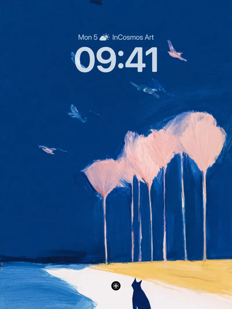 Twilight Serenity Minimalist Wallpaper wallpaper for iPhone, iPad & Mac