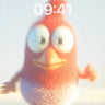 Playful Fuzz Wallpaper with Floating Feathers wallpaper for iPhone, iPad & Mac