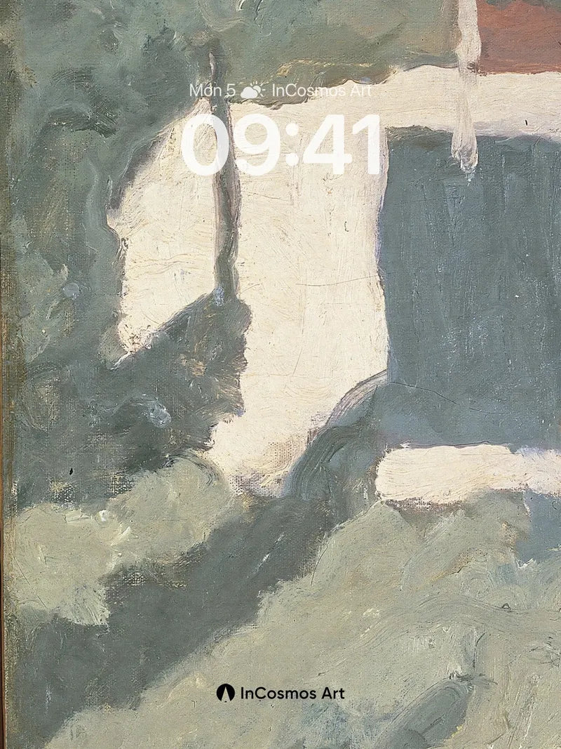 Shadowed Stone Wallpaper with Whispering Brushstrokes