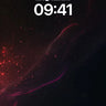 Cosmic Veil Wallpaper with Flickering Embers wallpaper for iPhone, iPad & Mac