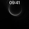 Void Spiral Wallpaper with Light Halo wallpaper for iPhone, iPad & Mac