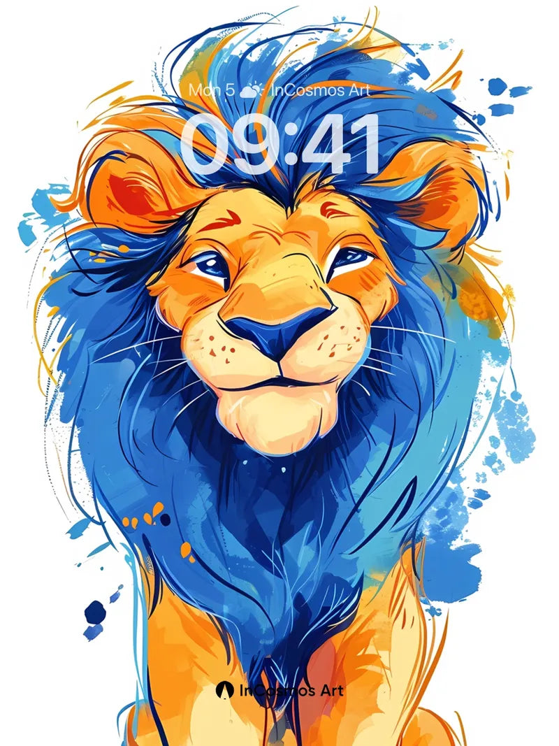 Electric Majesty Wallpaper with Cosmic Mane