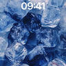 Frostbound Crystal Wallpaper with Liquid Shadows wallpaper for iPhone, iPad & Mac