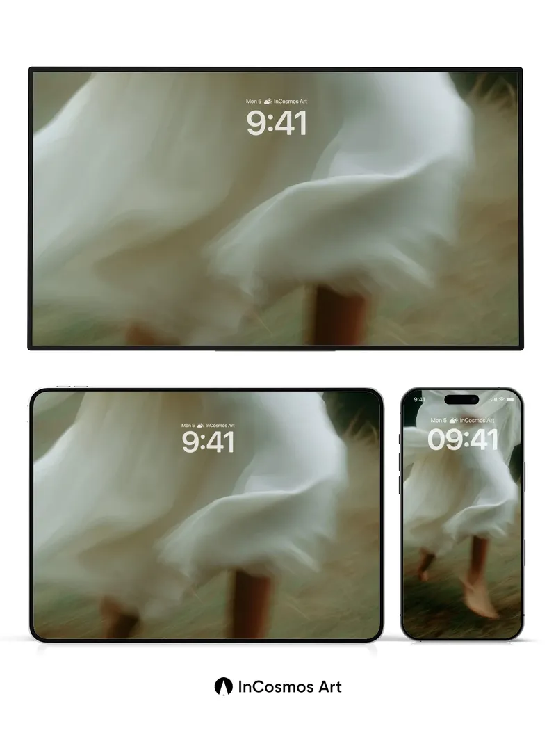 Whispering Silk Wallpaper with Barefoot Motion