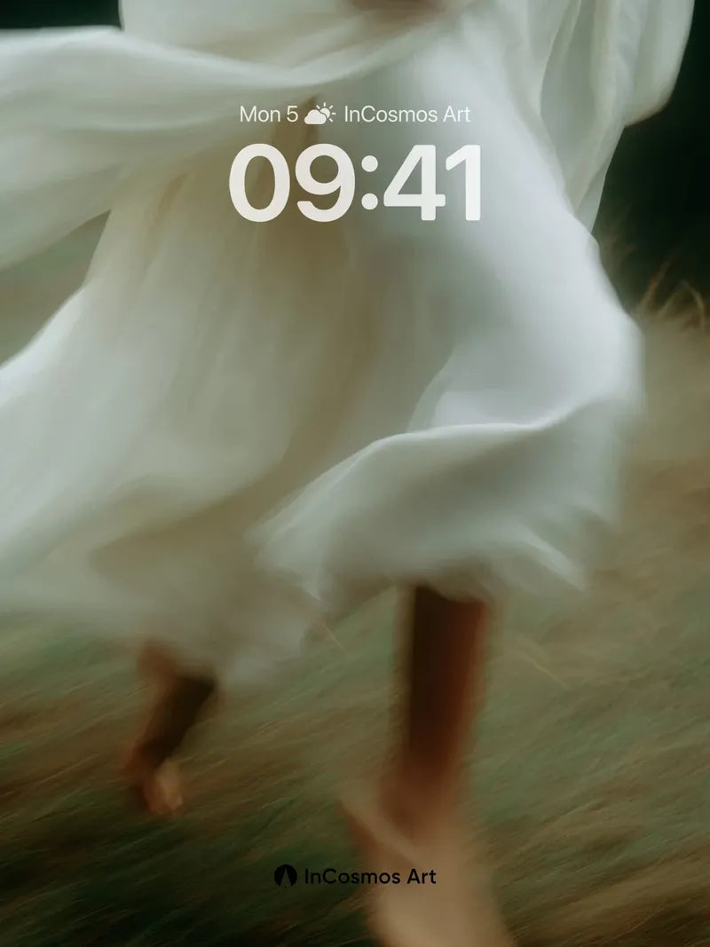 Whispering Silk Wallpaper with Barefoot Motion wallpaper for iPhone, iPad & Mac