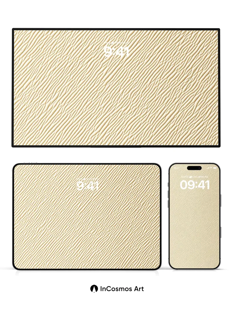 Silken Hush Wallpaper with Woven Light