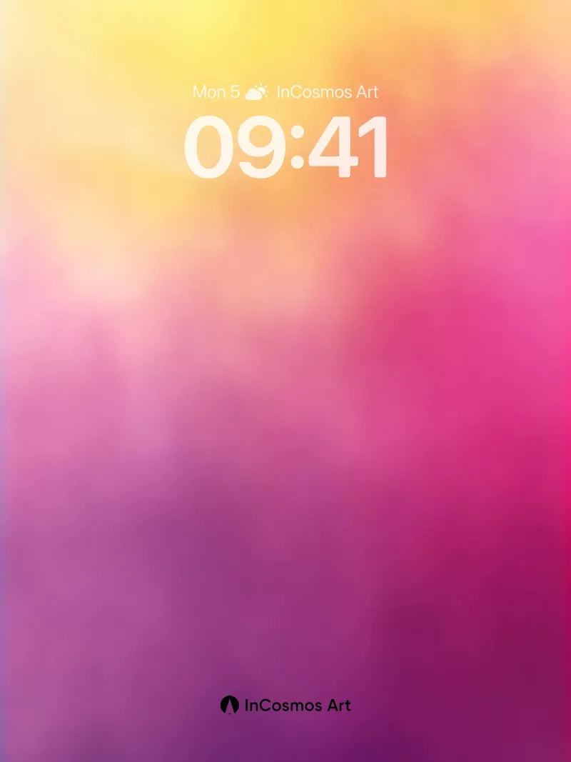 Sunset Haze Wallpaper with Ethereal Drift