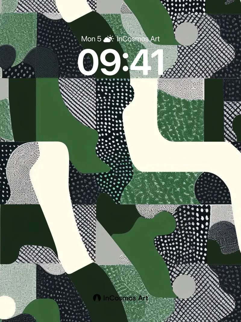 Tactile Forest Wallpaper with Hidden Patterns wallpaper for iPhone, iPad & Mac