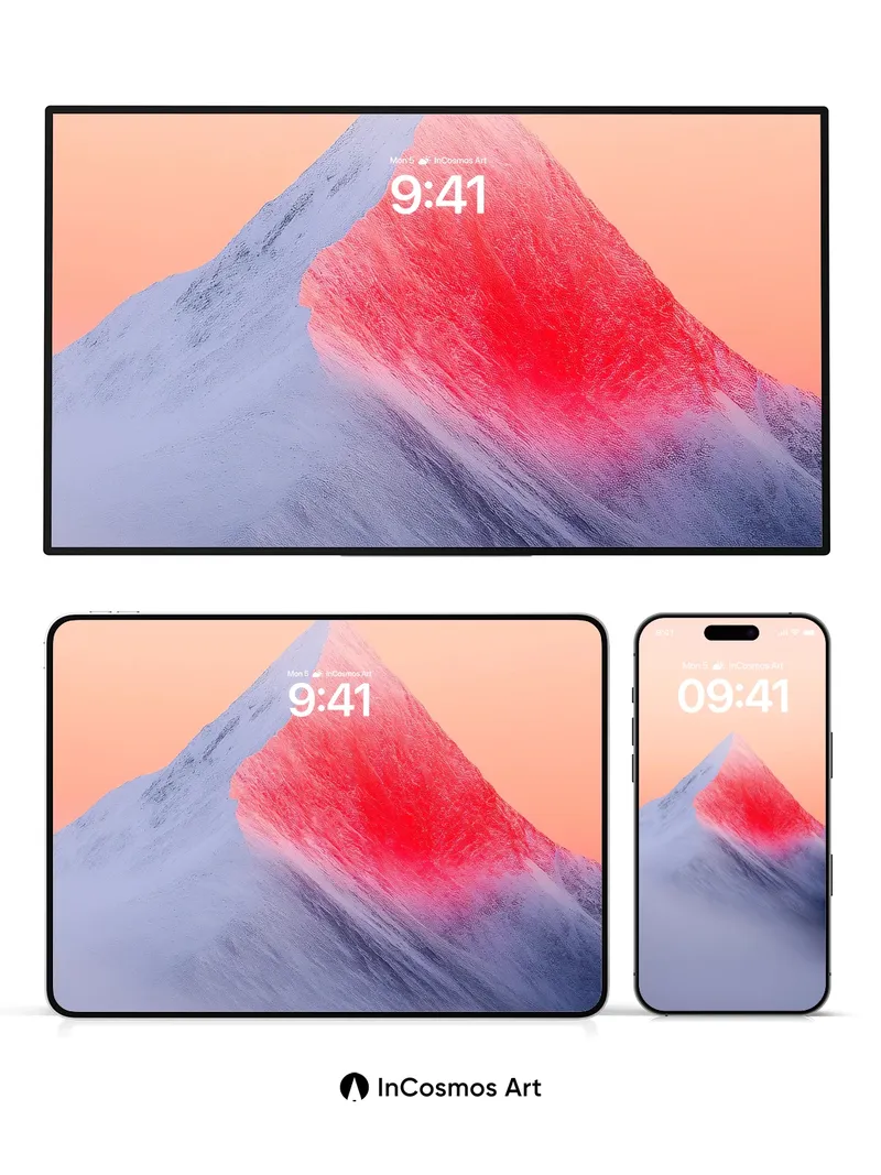 Crimson Peak Wallpaper with Frost-etched Light