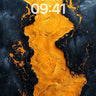 Lava Vein Wallpaper with Molten Pulse wallpaper for iPhone, iPad & Mac