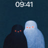 Silent Watchers Wallpaper with Crimson Orb wallpaper for iPhone, iPad & Mac