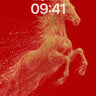 Golden Storm Wallpaper with Particle Motion wallpaper for iPhone, iPad & Mac