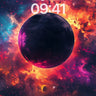 Cosmic Ember Wallpaper with Nebula Veils wallpaper for iPhone, iPad & Mac