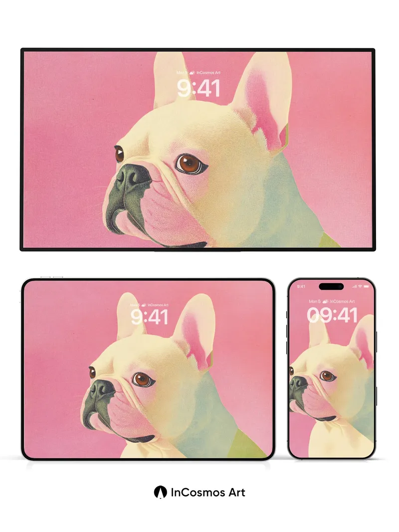 Pastel Echo Wallpaper with Color Gradient