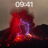 Electric Fury Wallpaper with Volcanic Heart wallpaper for iPhone, iPad & Mac