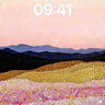 Golden Hush Wallpaper with Pink Horizon wallpaper for iPhone, iPad & Mac