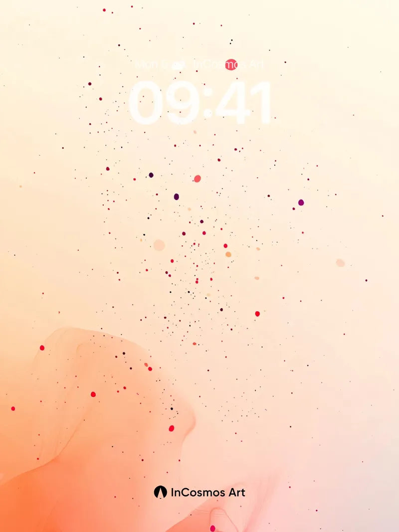 Floating Ember Wallpaper with Whispering Particles