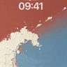 Ocean Wave Impasto Texture Wallpaper