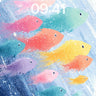 Whispering Currents Wallpaper with Floating Hues wallpaper for iPhone, iPad & Mac