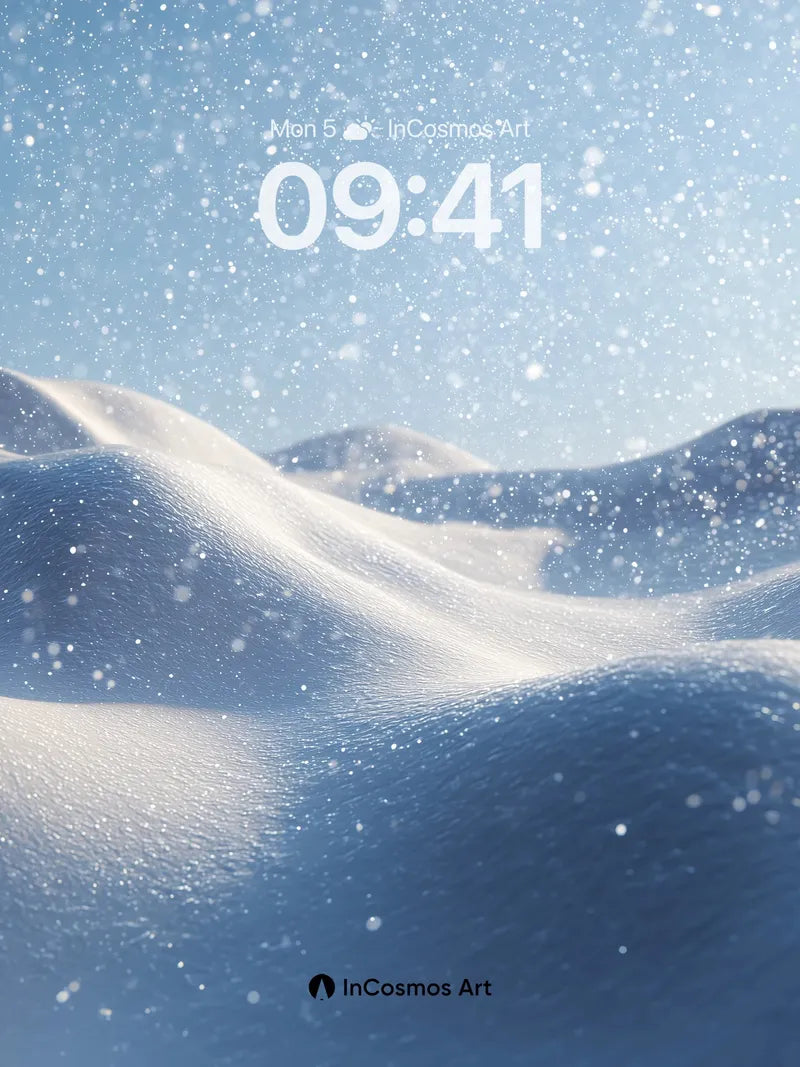 Silent Drift Wallpaper with Falling Light wallpaper for iPhone, iPad & Mac