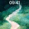 Ethereal Mist Wallpaper with Luminous Path wallpaper for iPhone, iPad & Mac
