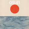Serene Horizon Wallpaper with Hokusai Waves wallpaper for iPhone, iPad & Mac