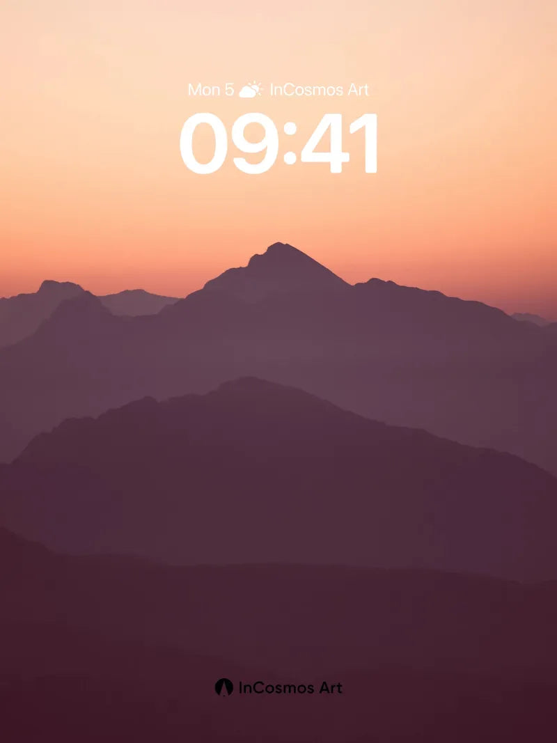 Silent Ridge Wallpaper with Dusk Hues