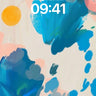 Oceanic Whisper Wallpaper with Floating Light wallpaper for iPhone, iPad & Mac