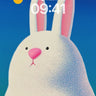 Serene Lunar Rabbit Wallpaper with Celestial Glow wallpaper for iPhone, iPad & Mac