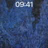 Whispering Blue Forest Wallpaper with Hidden Faces wallpaper for iPhone, iPad & Mac