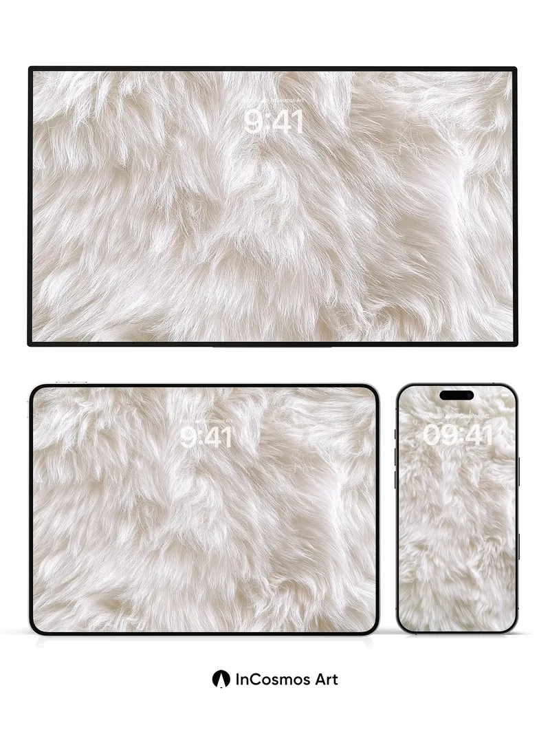 Soft Whisper Wallpaper with Cloud-Like Fluff