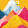 Crimson Peaks Wallpaper with Sunlit Frost wallpaper for iPhone, iPad & Mac
