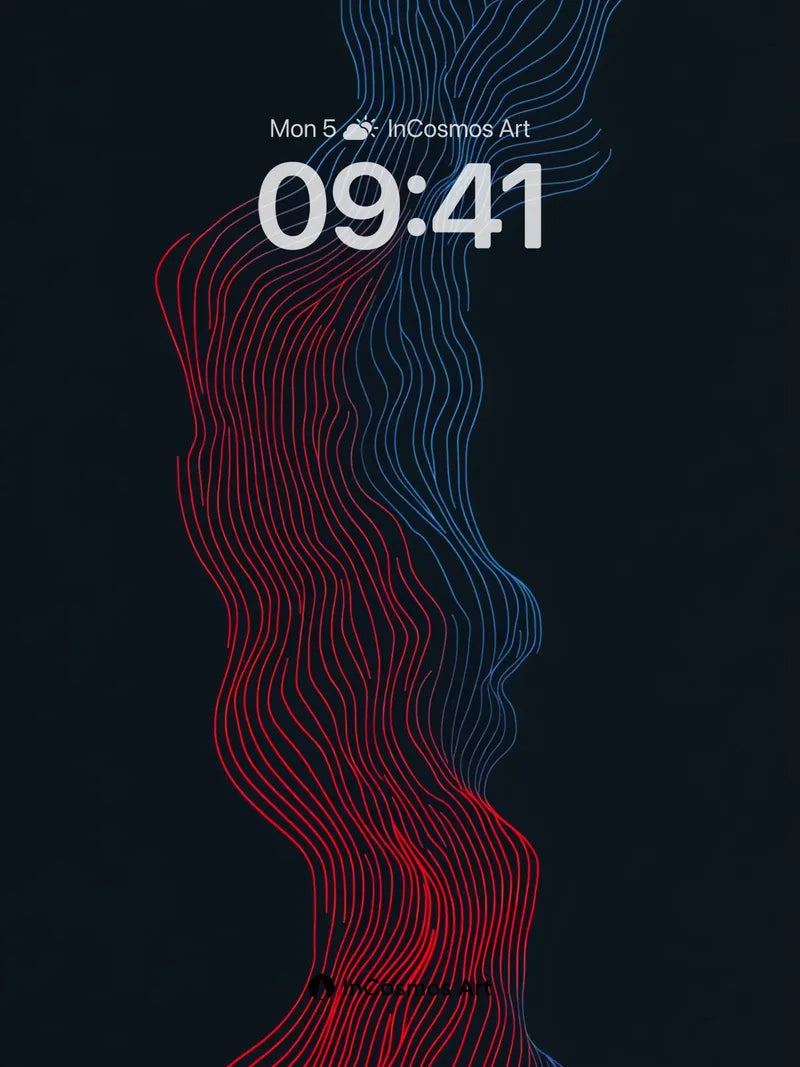 Neon Veil Wallpaper with Dual Flow