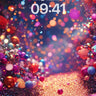 Luminous Particle Path Wallpaper with Cosmic Sparkle wallpaper for iPhone, iPad & Mac