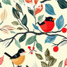 Whispering Branches Wallpaper with Feathered Friends wallpaper for iPhone, iPad & Mac