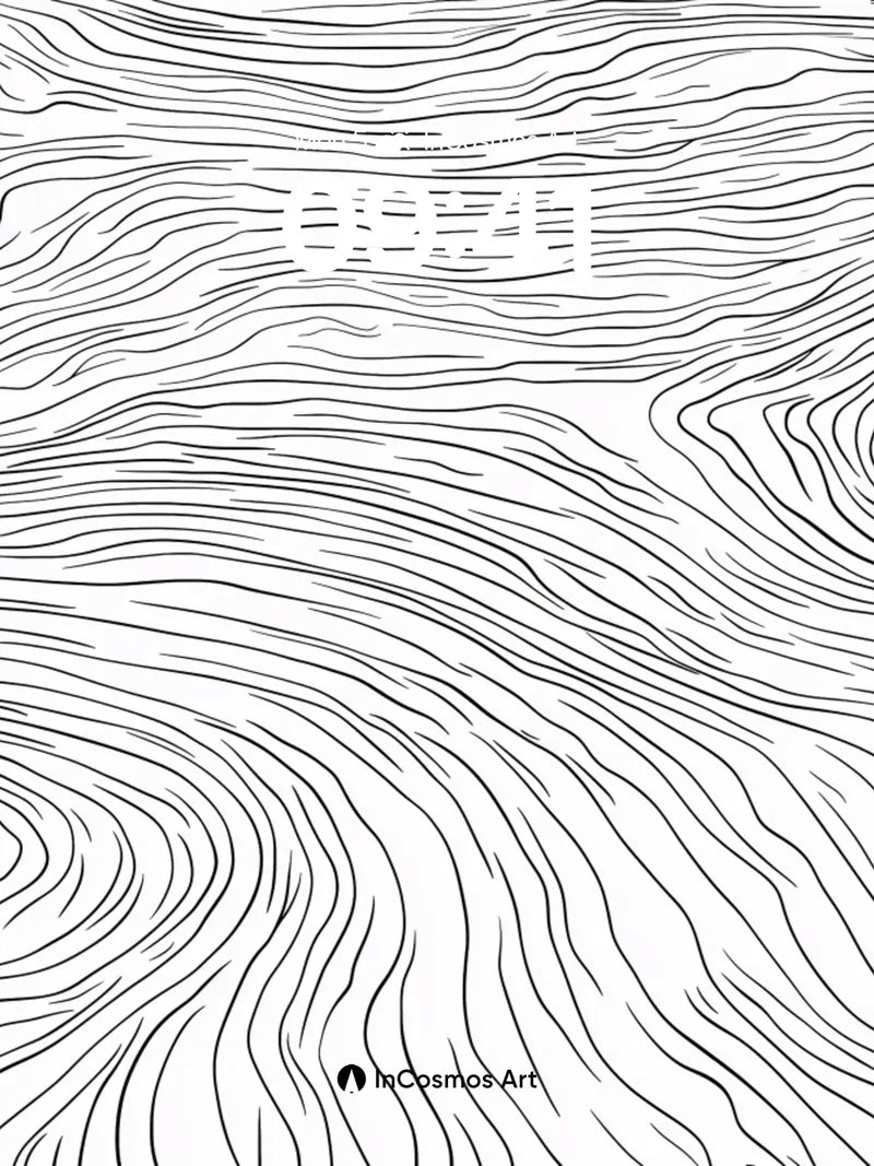 Whispering Contours Wallpaper with Topographic Drift