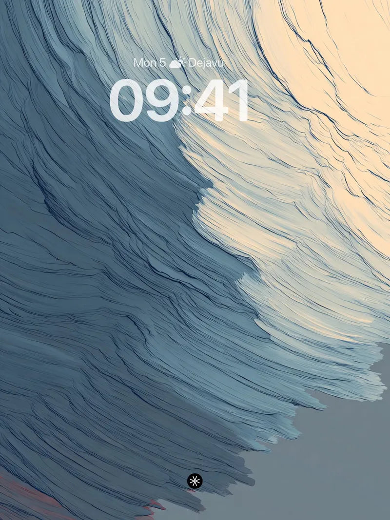 Fluid Serenity Abstract Wallpaper Background