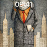 Urban Whimsy Wallpaper with Donkey Suit wallpaper for iPhone, iPad & Mac