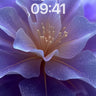 Luminous Petal Wallpaper with Starlight Veins wallpaper for iPhone, iPad & Mac