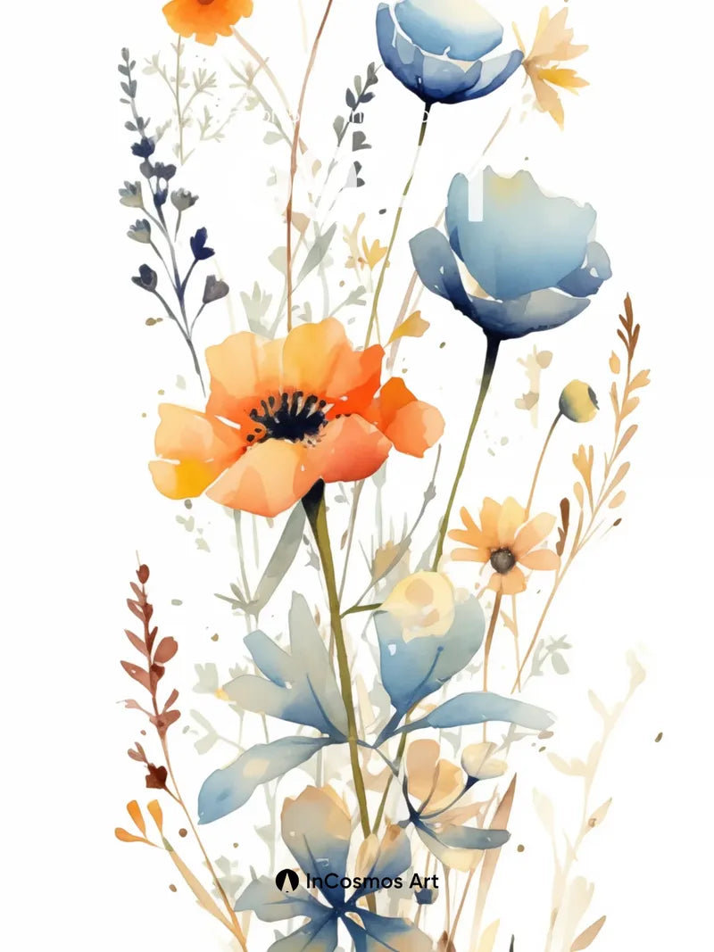 Serene Bloom Wallpaper with Ethereal Petals wallpaper for iPhone, iPad & Mac
