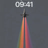 Spectral Ascent Wallpaper with Rainbow Trails wallpaper for iPhone, iPad & Mac