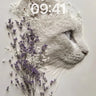 Silent Lavender Wallpaper with Feathered Whispers wallpaper for iPhone, iPad & Mac