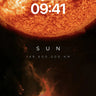 Solar Ember Wallpaper with Cosmic Distance wallpaper for iPhone, iPad & Mac