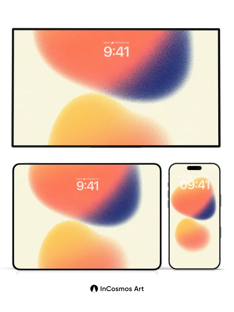 Warm Hush Wallpaper with Soft Edges