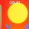Cosmic Hare Wallpaper with Floating Suns wallpaper for iPhone, iPad & Mac